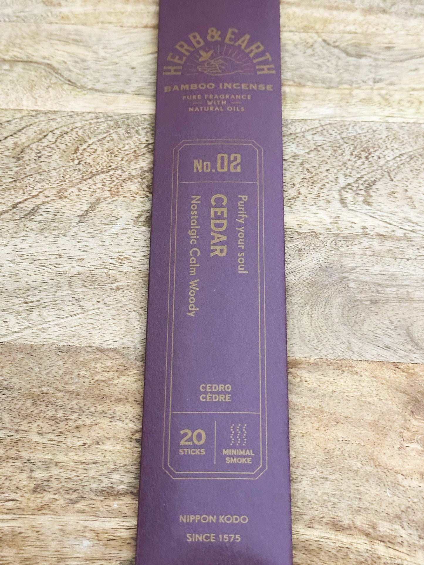 Herb & Earth Incense - Cedar
