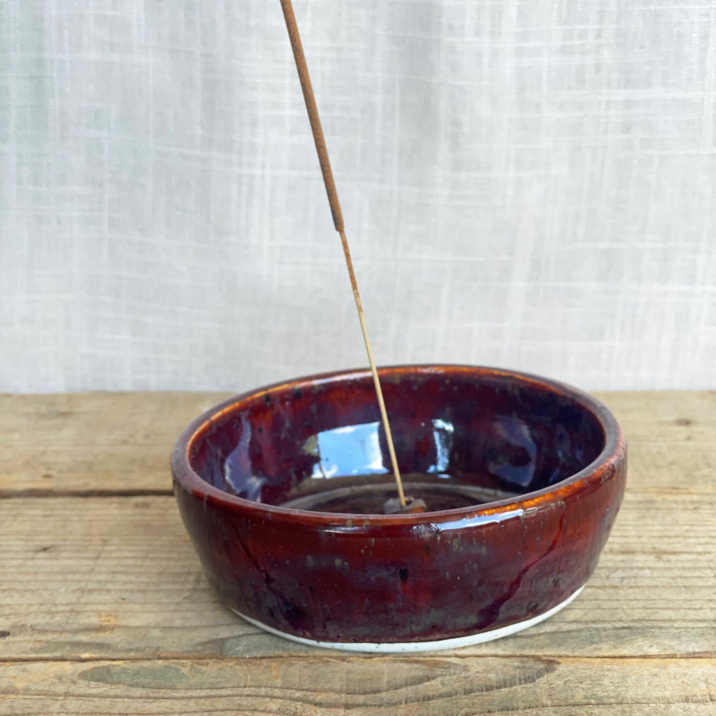 Speckled Plum Incense Holder
