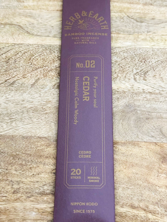 Herb & Earth Incense - Cedar